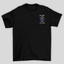 Camiseta Básica Stay Trippy Little hippie Cogumelos Mágicos - PRETO 