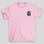 Camiseta Básica Stay Trippy Little hippie Cogumelos Mágicos- ROSA BEBE 