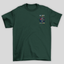 Camiseta Básica Stay Trippy Little hippie Cogumelos Mágicos - VERDE 