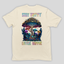 Camiseta Básica Stay Trippy Little hippie Cogumelos Mágicos - PÉROLA
