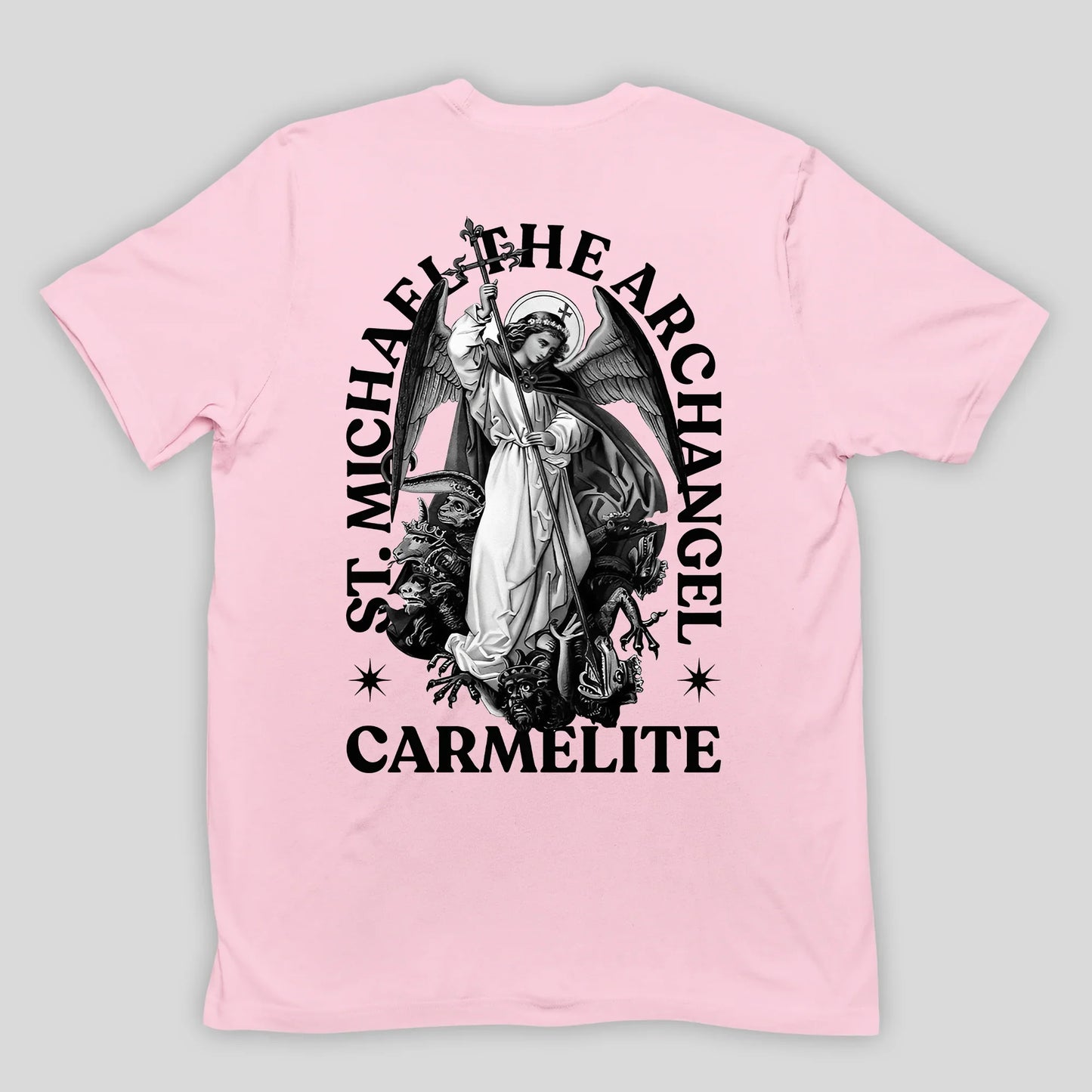 Camiseta Básica Unissex Carmelite archangel