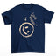 Camiseta Básica Unissex Look Happy Smile - azul- marinho