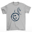 Camiseta Básica Unissex Look Happy Smile - cinza