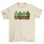 Camiseta Básica Com Estampa Gatinho Cacto- Pérola