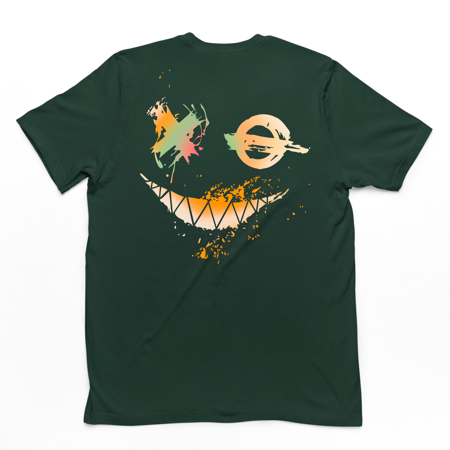Camiseta Básica Unissex Dark Smile XO Face - verde