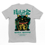 Camiseta Básica Com Estampa Gatinho Preto Segurando Moeda- Cinza