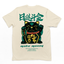 Camiseta Básica Com Estampa Gatinho Preto Segurando Moeda- Pérola