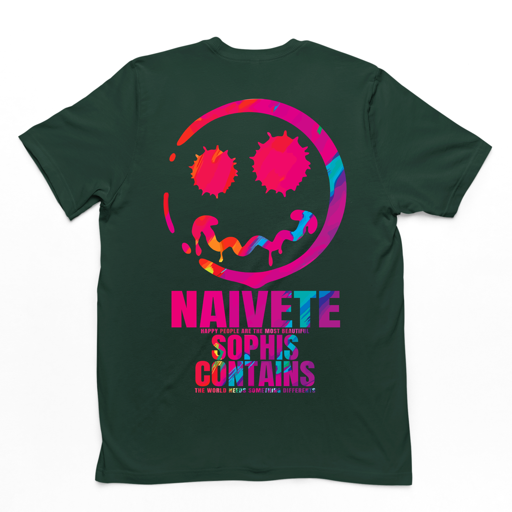Camiseta Básica Naivete Smile - verde