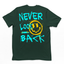 Camiseta Básica Unissex Never Look Back- verde