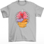 Camiseta Feminina Com Estampa Gatinhos Orgãos- Cinza