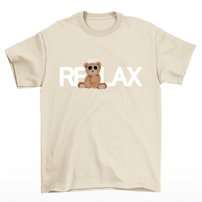 camiseta básica pérola Teddy Bear Relax - Pérola