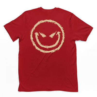 Camiseta Básica Smile All the Time - vermelho