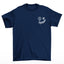 Camiseta Street Masculina Smile Psycho Moda - azul-mainho