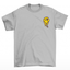 Camiseta Masculina Smile to Life Sorria para a Vida - cinza