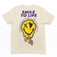 Camiseta Masculina Smile to Life Sorria para a Vida - pérola