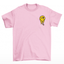 Camiseta Masculina Smile to Life Sorria para a Vida - rosa bebê