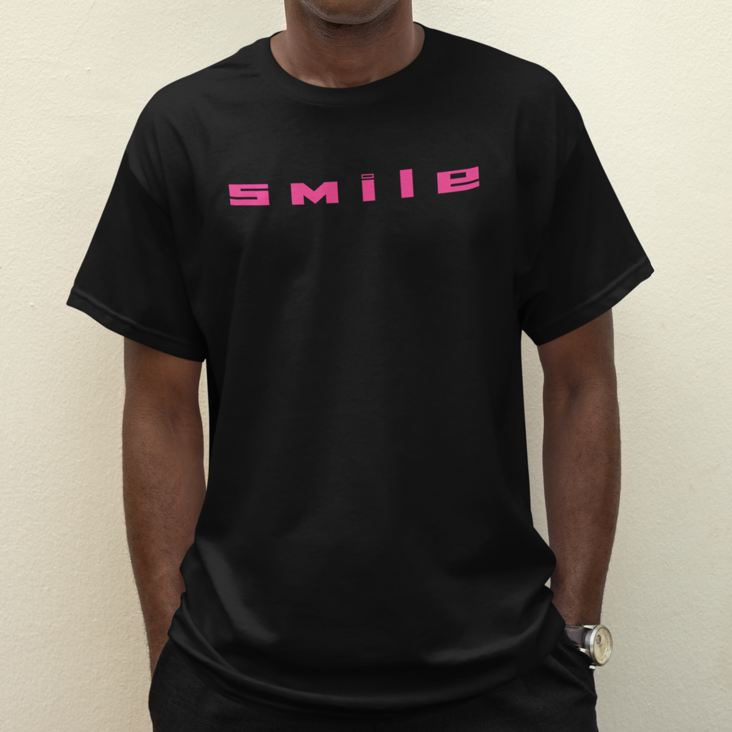 Camiseta Masculina Smile Psycodelic Street - preto