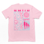 Camiseta Masculina Smile Psycodelic Street - rosa bebê