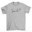 Camiseta Feminina Smile Sorria Sorriso - cinza