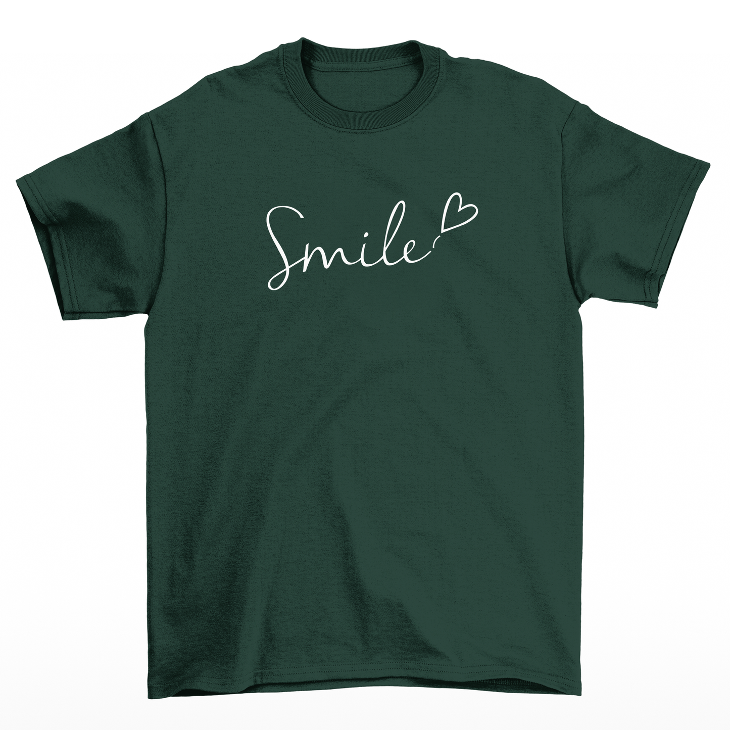 Camiseta Feminina Smile Sorria Sorriso -verde