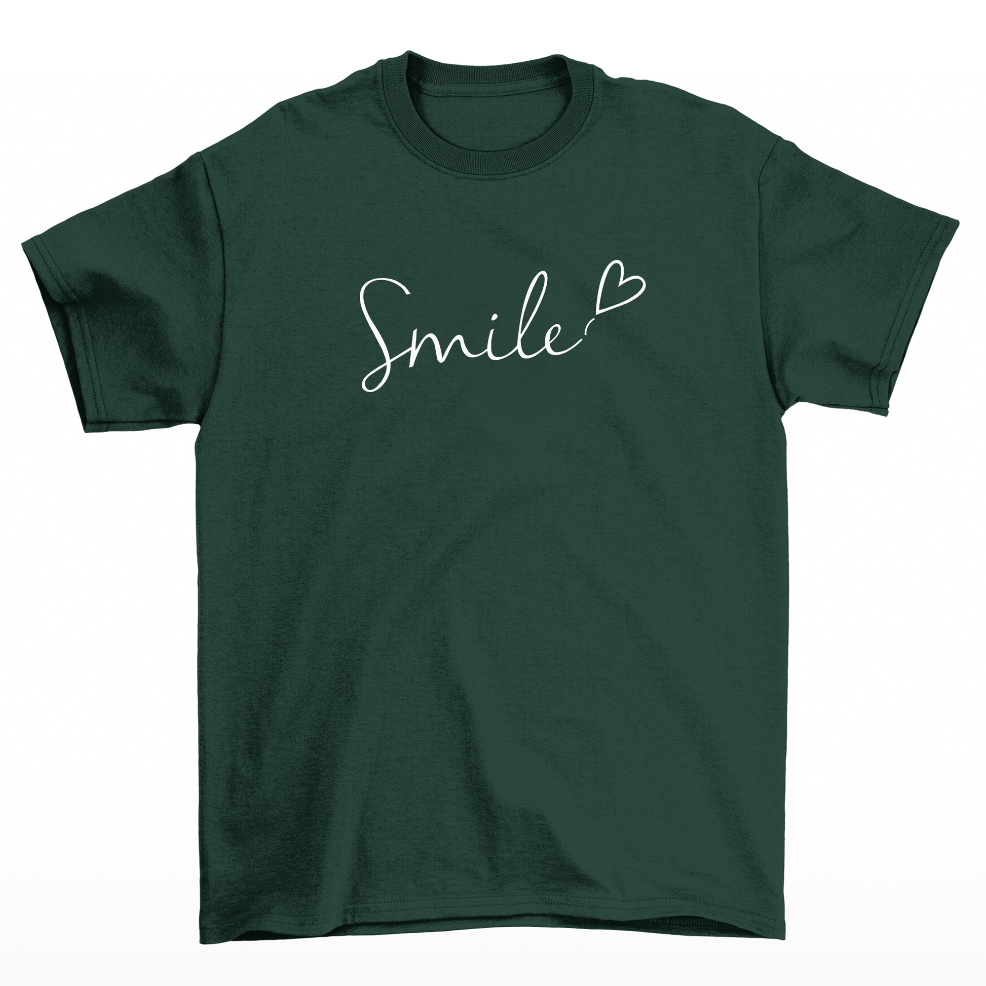 Camiseta Feminina Smile Sorria Sorriso -verde