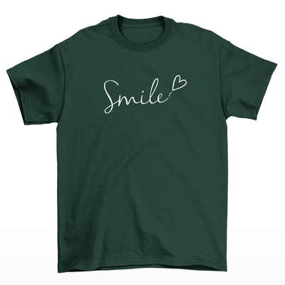 Camiseta Feminina Smile Sorria Sorriso -verde