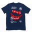 Camiseta Masculina Street Smile XO Smiling Face - azul-marinho
