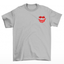 Camiseta Masculina Street Smile XO Smiling Face - cinza