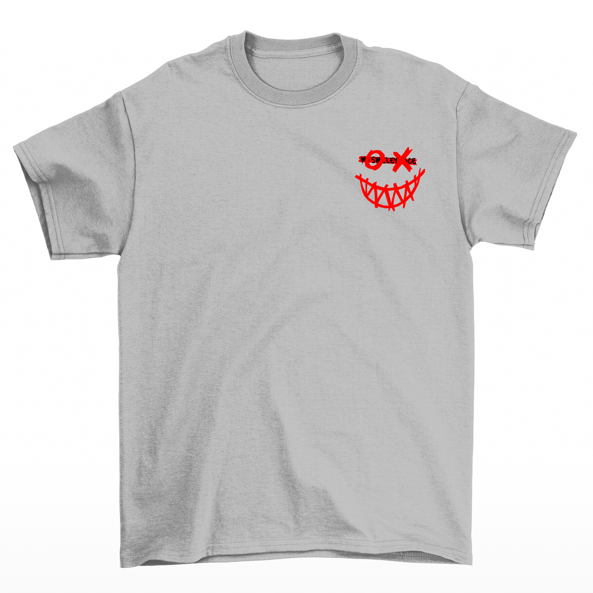 Camiseta Masculina Street Smile XO Smiling Face - cinza