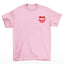 Camiseta Masculina Street Smile XO Smiling Face - rosa bebê