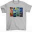 Camiseta Basica Com Colagens  -VAN GOGH ART- Cinza