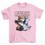 Camiseta básica Com Estampa Gatinho Titanic- rosa bebe