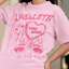 Camiseta Básica Love Death Burn Alternative - ROSA BEBE 