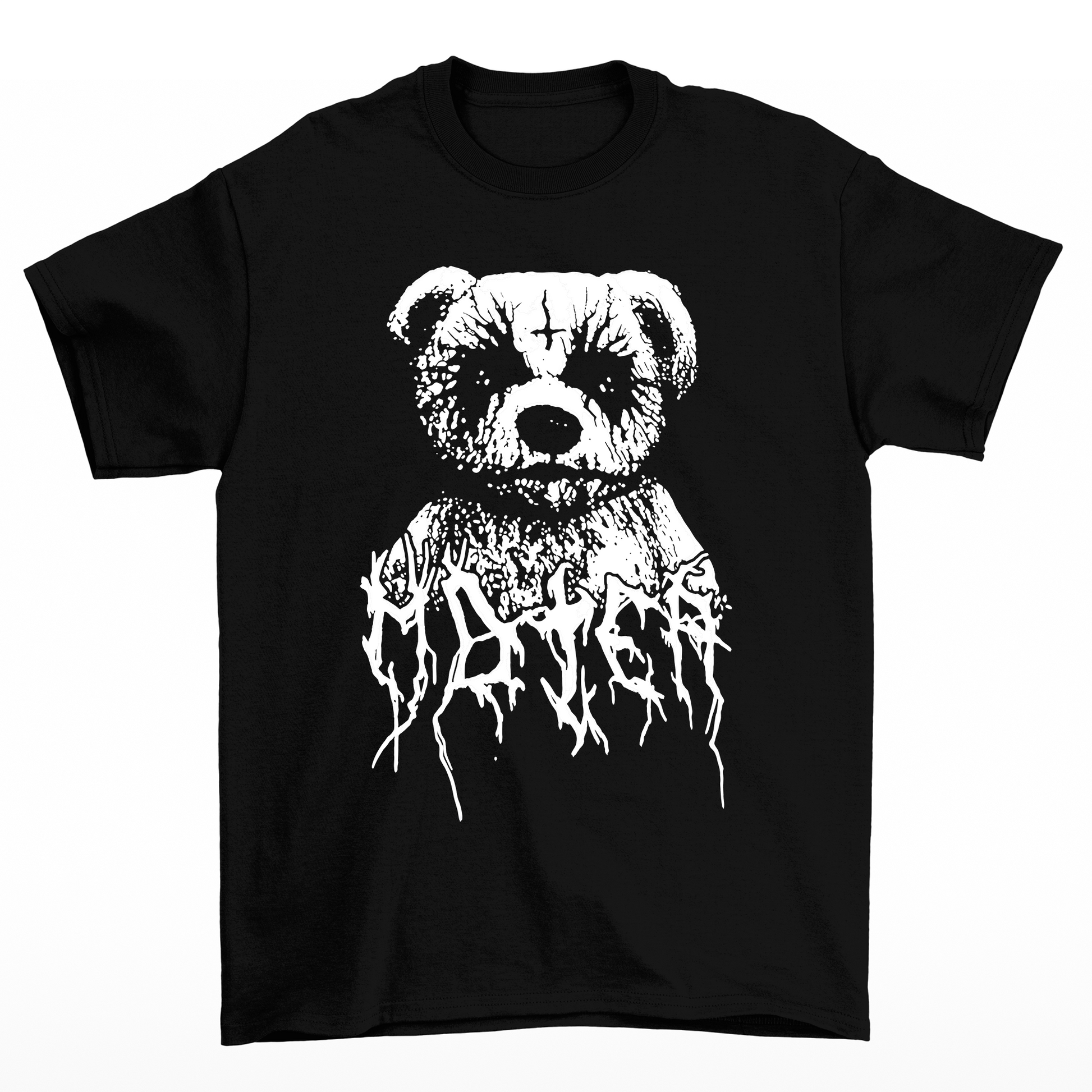 Camiseta Básica estampa Aesthetic Bear Urso - Preto