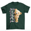 camiseta basica urso anjo - verde