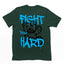 camiseta básica verde teddy urso fight trust hard - Verde