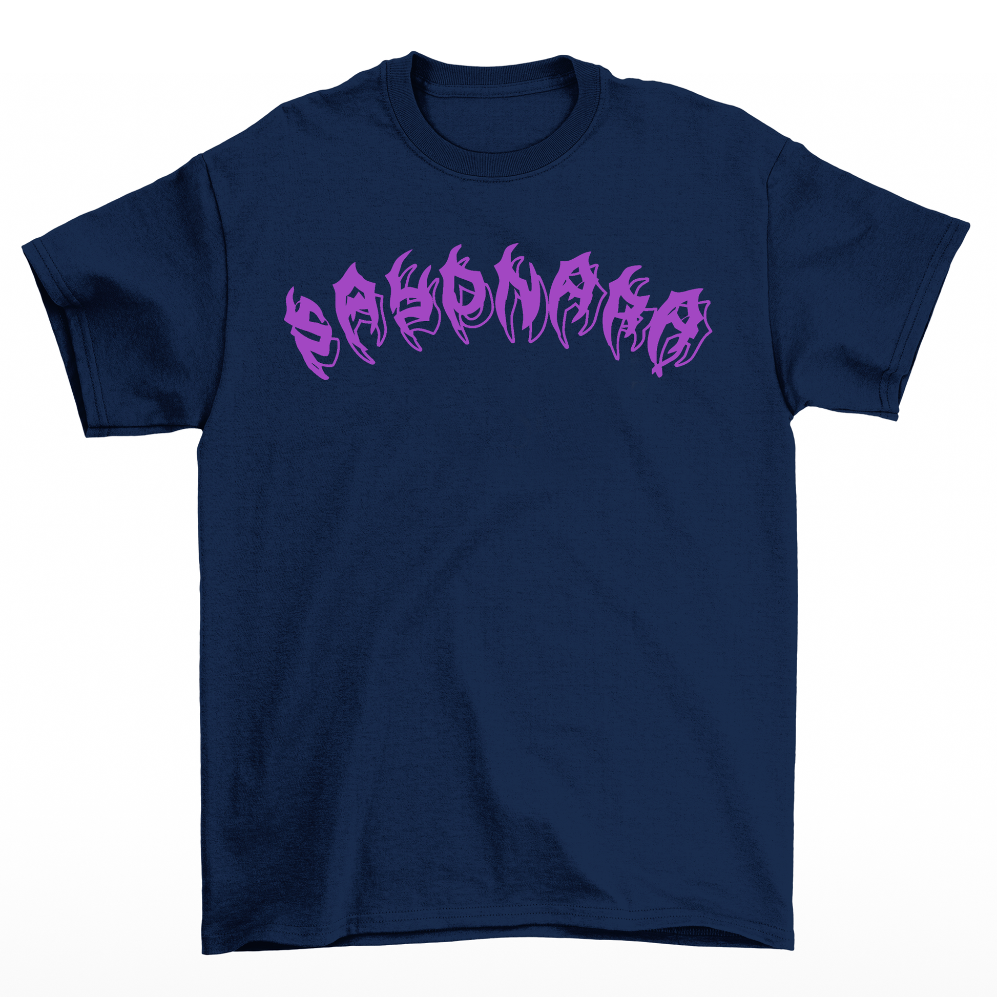 Camiseta Básica Com Estampa Sayonara Urso - Azul Marinho