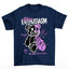 Camiseta Básica  estampa Break the Rules Bear - Azul Marinho