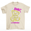 camiseta basica estampa ursinho can't bear anymore - pérola