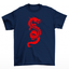 Camiseta Básica Dragão Vermelho Red Dragon - Azul Marinho