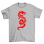 Camiseta Básica Dragão Vermelho Red Dragon - Cinza