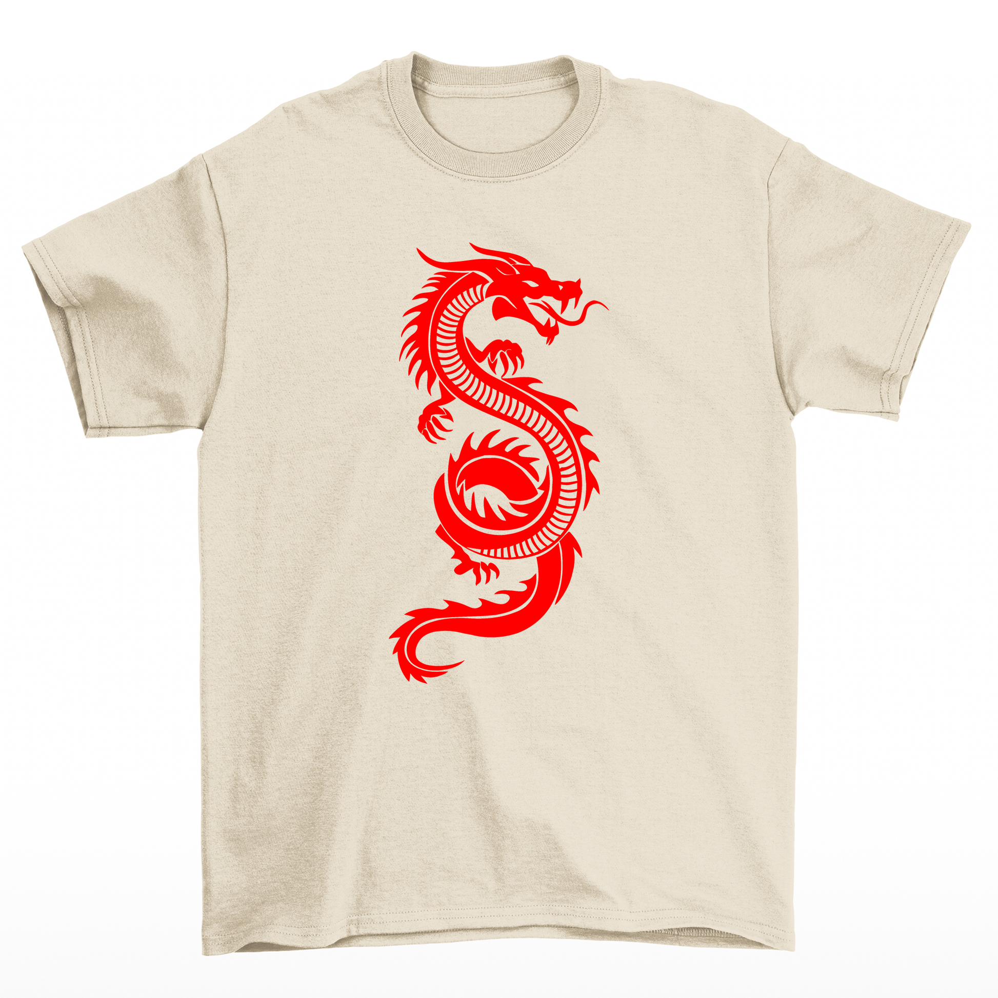 Camiseta Básica Dragão Vermelho Red Dragon - Pérola