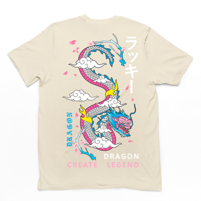 Camiseta Básica Create Dragon Legends Japão - pérola