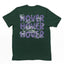 camiseta básica estampa de ursinho astronauta - verde