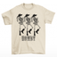 Camiseta Básica Feminina Com Estampa Cowboy Esqueleto- Pérola