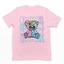 Camiseta Feminina Rosa Bebê Com Estampa Humor - Rosa Bebê