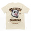 Camiseta pérola estampada Com Estampa Panda Nervoso - Pérola