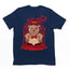 Camiseta Básica Unissex Invicibility Bear Heart - AZUL MARINHO 