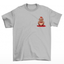Camiseta Básica Unissex Invicibility Bear Heart - CINZA 