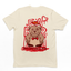 Camiseta Básica Unissex Invicibility Bear Heart - PÉROLA 
